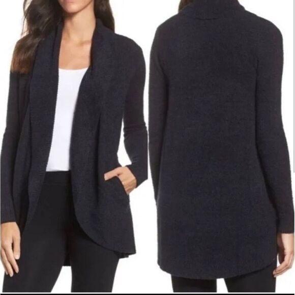BAREFOOT DREAMS long line open front super soft cardigan jacket sweater XS SMALL - Picture 1 of 1